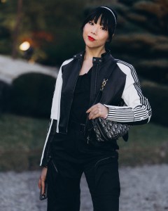 Susie Lau street style at Dior Pre-Fall 2025 in Kyoto