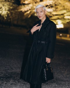 Bryan Yambao street style at Dior Pre-Fall 2025 in Kyoto
