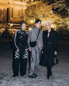 Bryan Yambao street style at Dior Pre-Fall 2025 in Kyoto