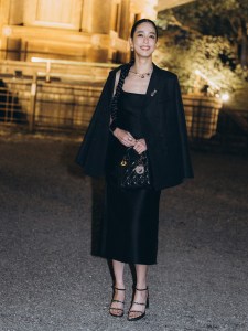 Nini Chen street style at Dior Pre-Fall 2025 in Kyoto