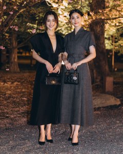 Yuko Araki street style at Dior Pre-Fall 2025 in Kyoto