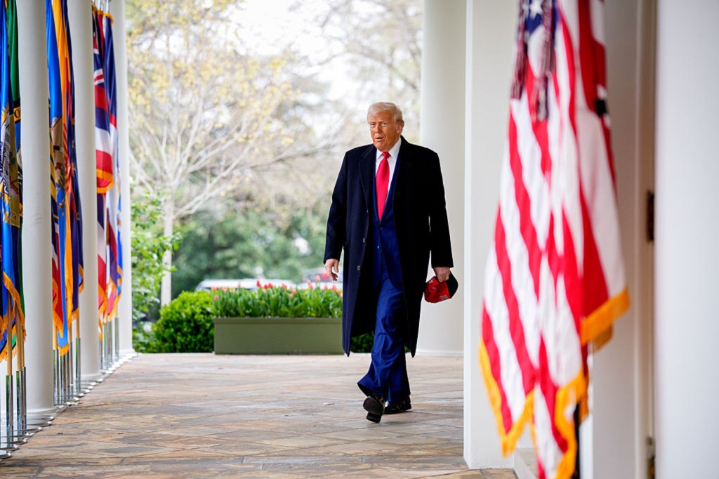 Donald Trump at the White House.