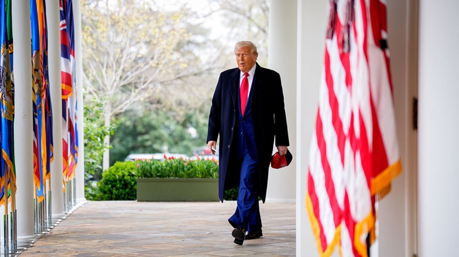 Donald Trump at the White House.