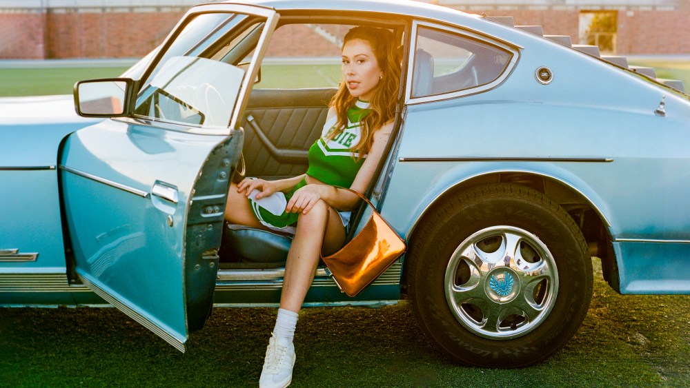 Gabby Windey for Edie Parker Flower