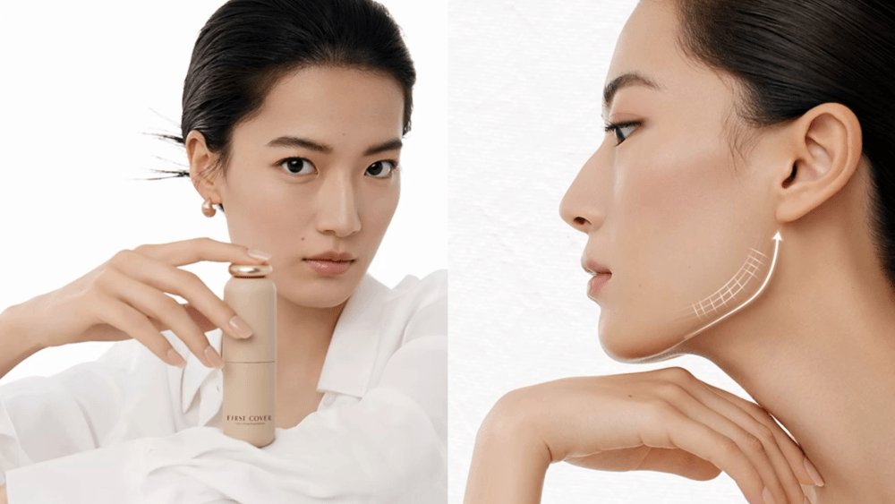 A campaign featuring First Cover's Cozy Lifting Foundation.