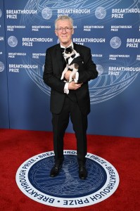 Emmanuel Mignot at The 11th Breakthrough Prize Ceremony held at Barker Hanger on April 05, 2025 in Santa Monica, California.