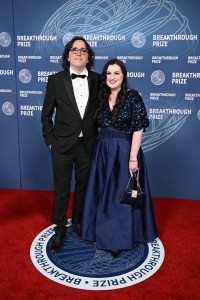 Remy Miralles, Fidji Simo at The 11th Breakthrough Prize Ceremony held at Barker Hanger on April 05, 2025 in Santa Monica, California.