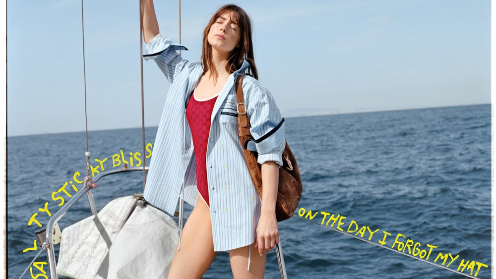 Daisy Edgar-Jones starring in the new Gucci Lido campaign.