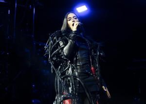Arca at the 2025 Coachella Valley Music And Arts Festival on April 13, 2025 in Indio, California.