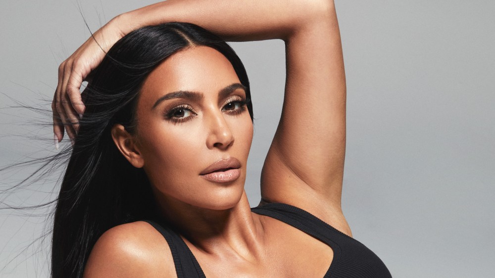 Kim Kardashian in Skims.