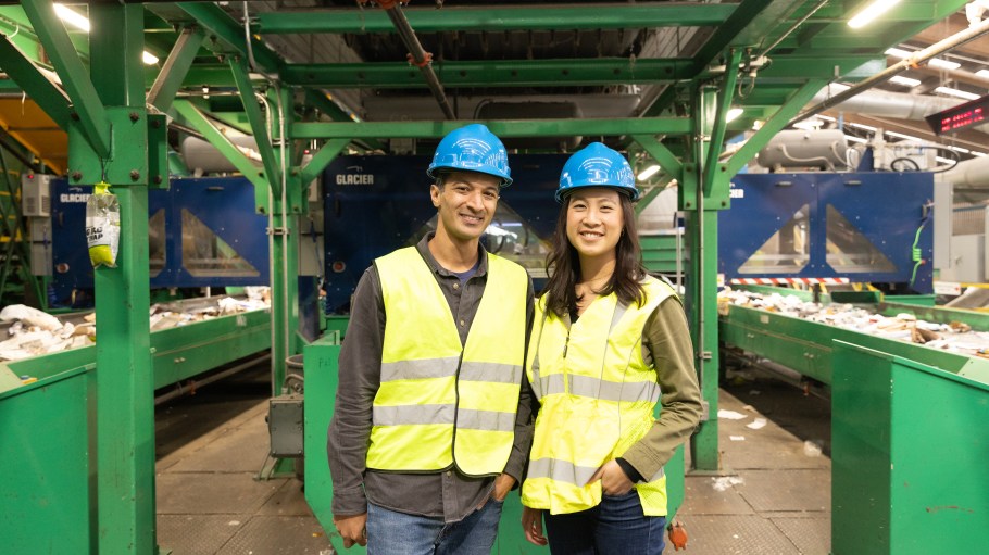 Areeb Malik and Rebecca Hu-Thrams, co-founders of Glacier.