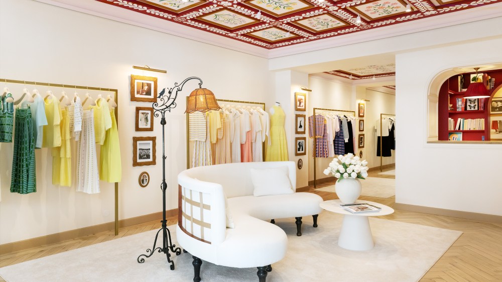 Inside the new Molli flagship in Paris.