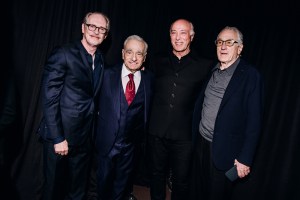 Steve Buscemi, Martin Scorsese, Danny Bennett, and Robert De Niro