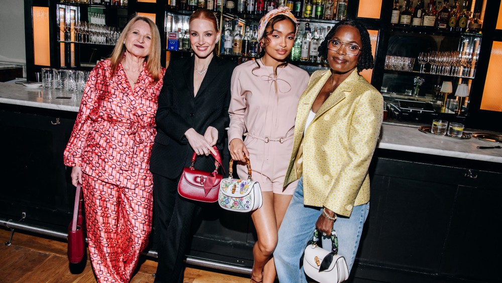 Jerri Hastey, Jessica Chastain, Yara Shahidi, and Keri Shahidi