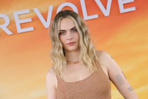 Cara Delevingne at Revolve Festival: The Eighth Annual Fashion, Music and Lifestyle Event on April 12, 2025 in Thermal, California.
