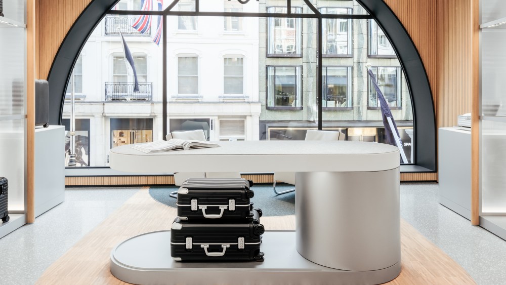 Rimowa's new store on New Bond Street.