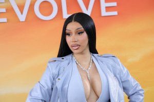 Cardi B at Revolve Festival: The Eighth Annual Fashion, Music and Lifestyle Event on April 12, 2025 in Thermal, California.