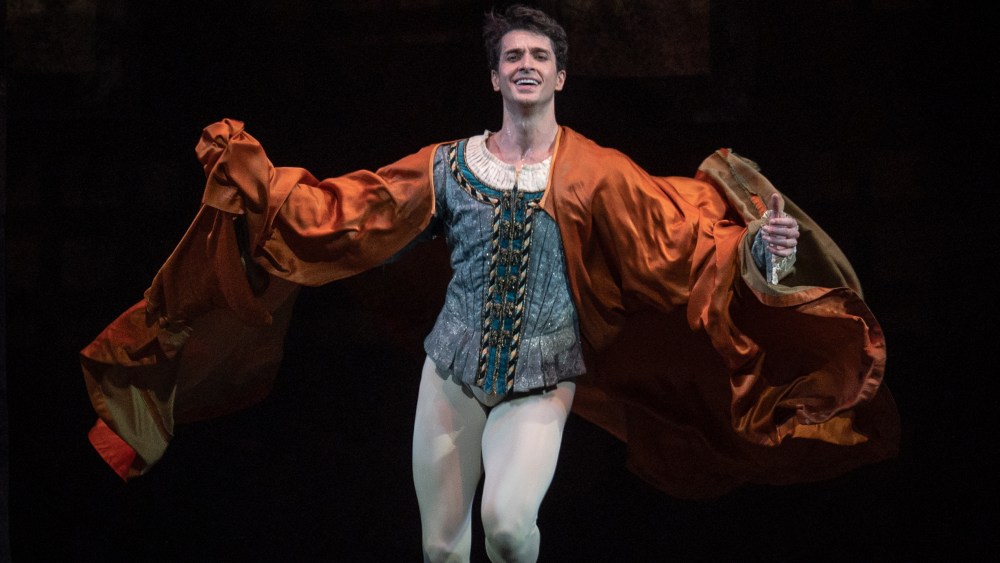 Reece Clarke as Romeo in "Romeo and Juliet."