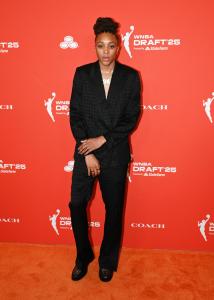 Madison Scott at The WNBA Draft 2025 held at The Shed on April 14, 2025 in New York, New York.