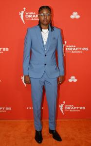 Shyanne Sellers at The WNBA Draft 2025 held at The Shed on April 14, 2025 in New York, New York.