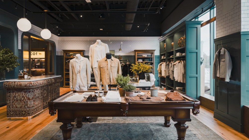 Inside Todd Snyder's new Boston store.