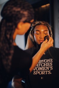 A look at Kiki Iriafen getting ready for the 2025 WNBA Draft.