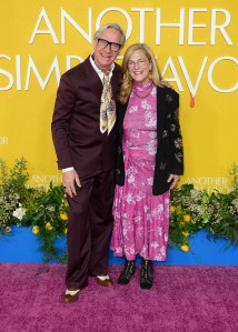 Paul Feig, Laurie Feig at the "Another Simple Favor" Premiere held at Jazz at Lincoln Center on April 27, 2025 in New York, New York.