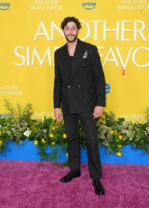 Lorenzo de Moor at the "Another Simple Favor" Premiere held at Jazz at Lincoln Center on April 27, 2025 in New York, New York.