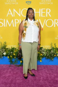 Lakisha Evans at the "Another Simple Favor" Premiere held at Jazz at Lincoln Center on April 27, 2025 in New York, New York.