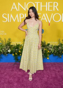 Allison Chen at the "Another Simple Favor" Premiere held at Jazz at Lincoln Center on April 27, 2025 in New York, New York.