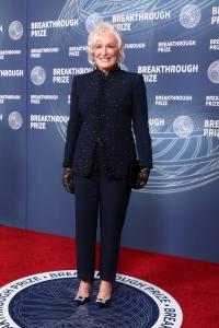 Glenn Close at The 11th Breakthrough Prize Ceremony held at Barker Hanger on April 05, 2025 in Santa Monica, California.