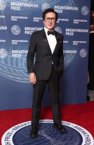 Ke Huy Quan at The 11th Breakthrough Prize Ceremony held at Barker Hanger on April 05, 2025 in Santa Monica, California.