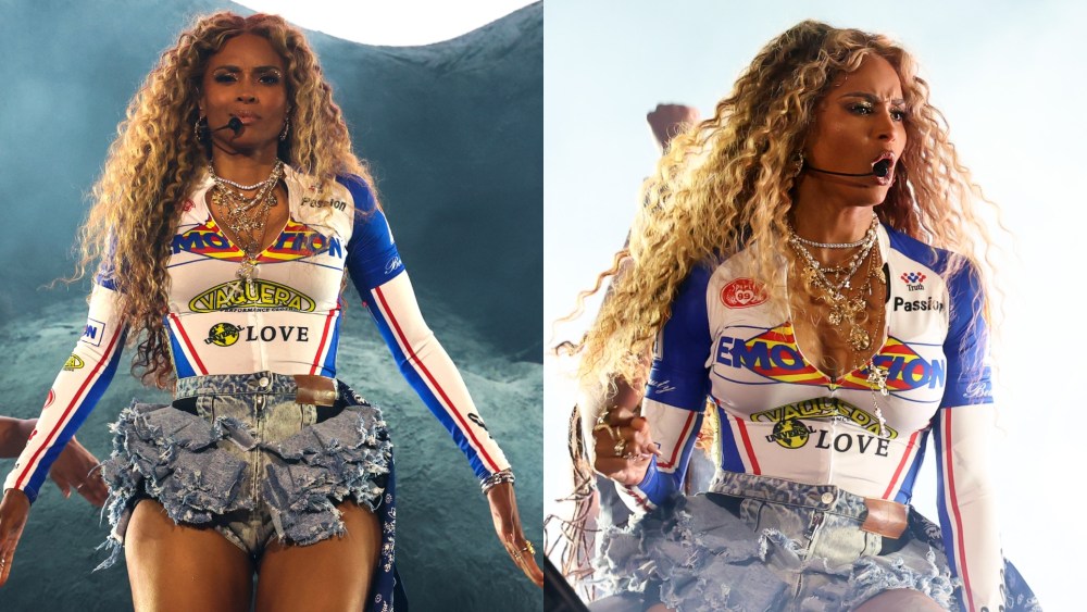 Ciara wears Vaquera while performing at Coachella 2025.