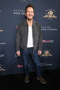 Chris Pratt at the Amazon MGM Studios Presentation as part of CinemaCon 2025 held at The Colosseum on April 02, 2025 in Las Vegas, Nevada.