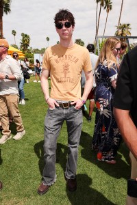 Aidan Bissett at the 2025 Interscope and Capitol Records Coachella Party on April 12, 2025 in Palm Springs, California.