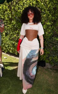 Jenevieve at the 2025 Interscope and Capitol Records Coachella Party on April 12, 2025 in Palm Springs, California.