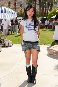Beatrice "beabadoobee" Laus at the 2025 Interscope and Capitol Records Coachella Party on April 12, 2025 in Palm Springs, California.