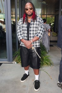 Leon Thomas III at the 2025 Interscope and Capitol Records Coachella Party on April 12, 2025 in Palm Springs, California.