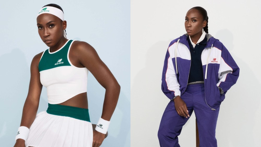 Coco Gauff partners with New Balance and Miu Miu on new collection.