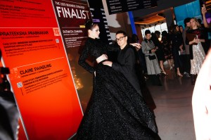 Coco Rocha and Christian Siriano