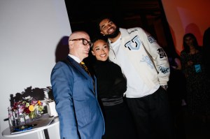 Peter Arnold, Jordyn Woods, and Karl-Anthony Towns