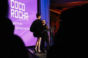Coco Rocha and Christian Siriano