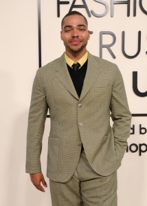 Nicholas Duvernay at the Fashion Trust U.S Awards 2025 held at The Lot at Formosa on April 08, 2025 in Los Angeles, California