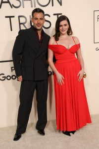 Jonathan Simkhai, Barbie Ferreira at the Fashion Trust U.S Awards 2025 held at The Lot at Formosa on April 08, 2025 in Los Angeles, California