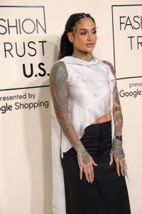 Kehlani at the Fashion Trust U.S Awards 2025 held at The Lot at Formosa on April 08, 2025 in Los Angeles, California