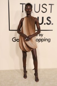 Aweng Ade-Chuol at the Fashion Trust U.S Awards 2025 held at The Lot at Formosa on April 08, 2025 in Los Angeles, California