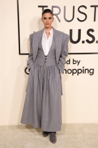Sara Sampaio at the Fashion Trust U.S Awards 2025 held at The Lot at Formosa on April 08, 2025 in Los Angeles, California