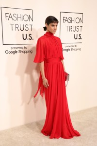 Sofia Boutella at the Fashion Trust U.S Awards 2025 held at The Lot at Formosa on April 08, 2025 in Los Angeles, California