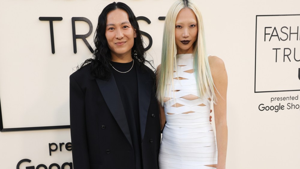 Alexander Wang, Soo Joo Park at the Fashion Trust U.S Awards 2025 held at The Lot at Formosa on April 08, 2025 in Los Angeles, California