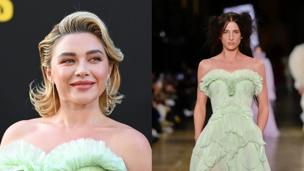 Florence Pugh wears McQueen to the 'Thunderbolts*' Los Angeles premiere.
